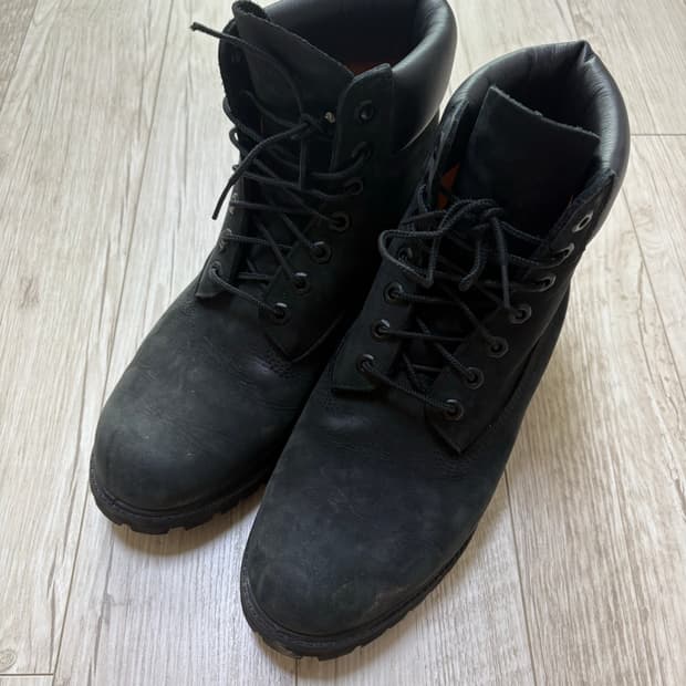 팀버랜드 프리미엄 6인치 워커 부츠 블랙 280