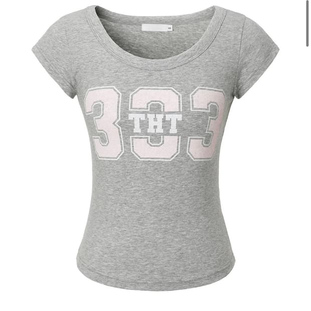 쓰리타임즈 333 스쿱티 scoop tee