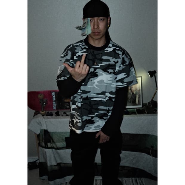 90s Rothco 씨티 카모 싱글스티치 티셔츠