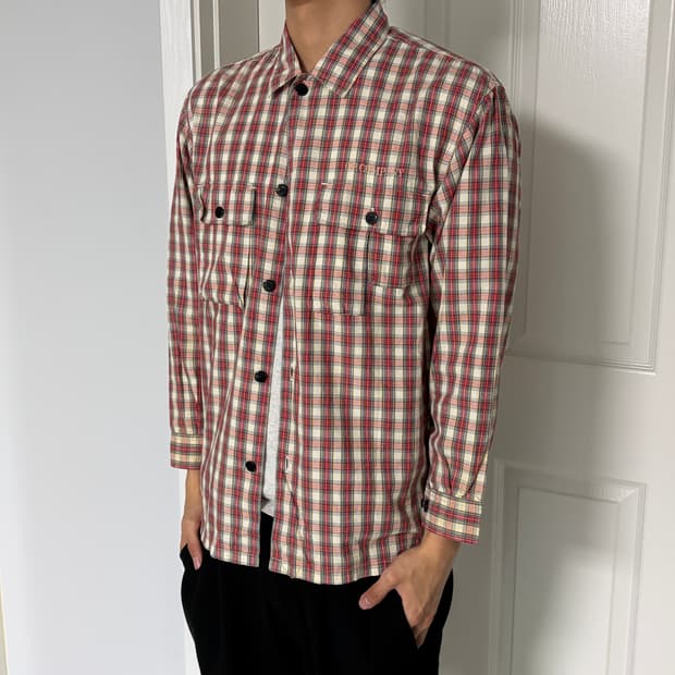 90s C.P company Japan check shirts