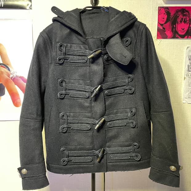 BALMAIN 16-17AW 나폴레옹 후드 코트