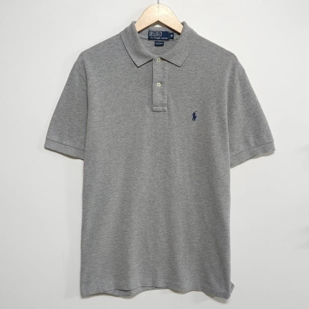 105 POLO 폴로 랄프로렌 피케 반팔 카라티 멜란지 그레이