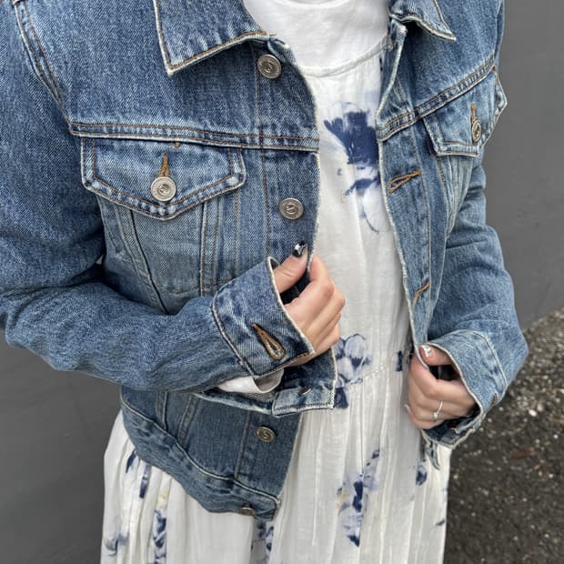 일본빈티지 juicy jeans 청자켓