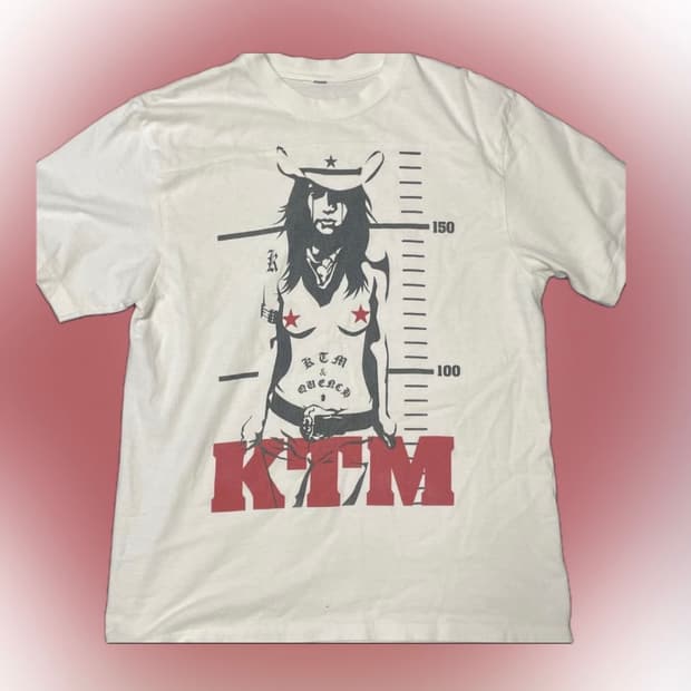 KTM 프린팅 반팔 빈티지