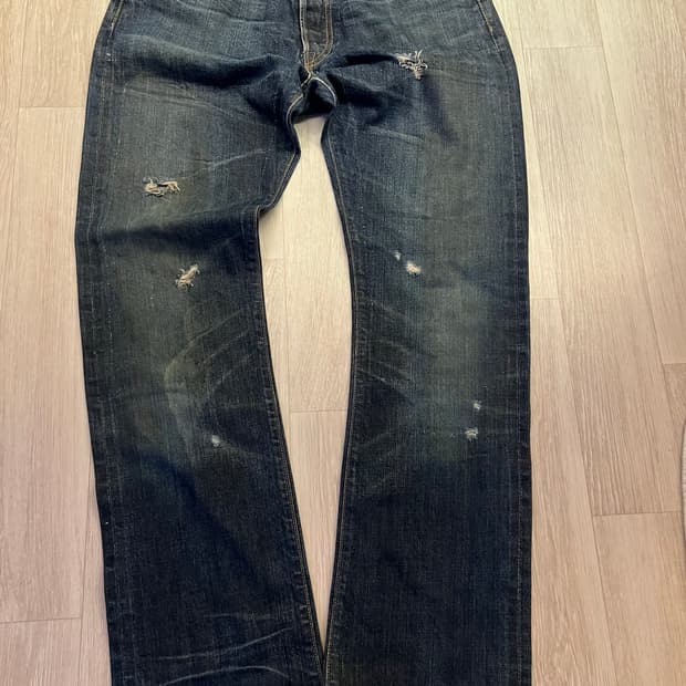RRL stud slim boots cut