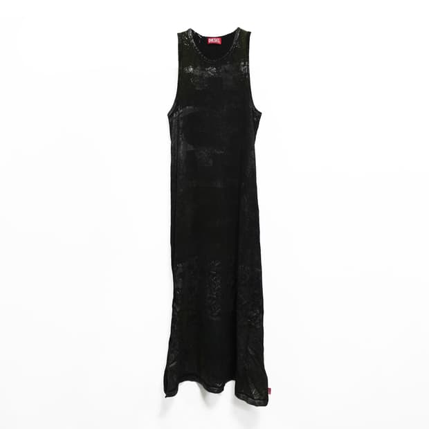 [S]DIESEL D-ANKY-LONG DRESS 디젤 코티드 드레스