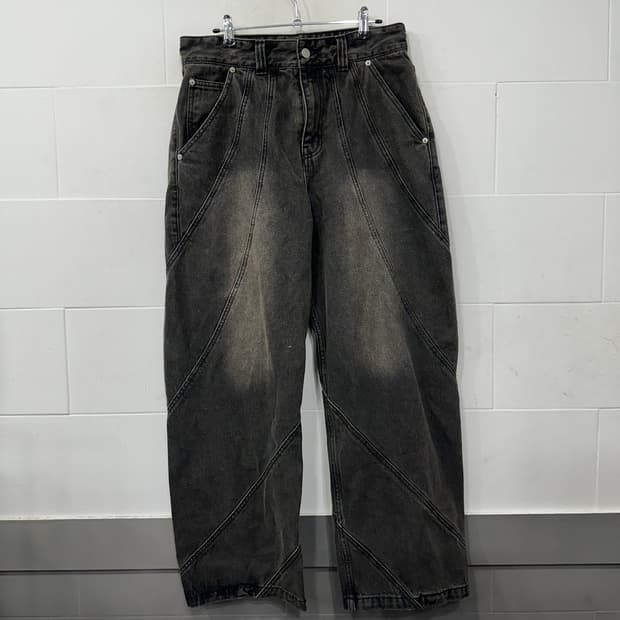 더 크로스 와이드 팬츠