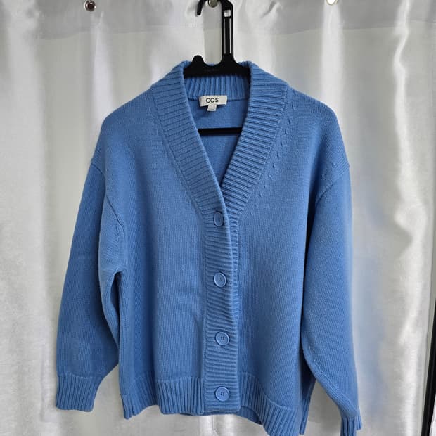 COS 코스 블루 가디건 (1516)