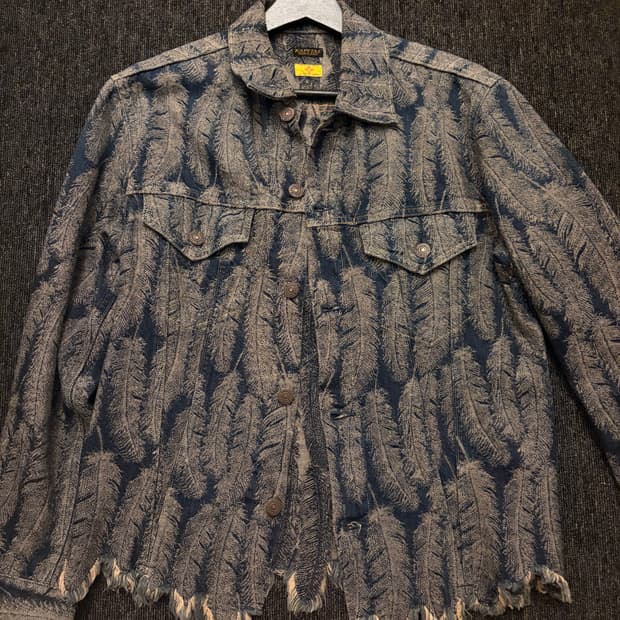 캐피탈 페더 데님자켓 2(95) 황금사이즈, 희귀매물