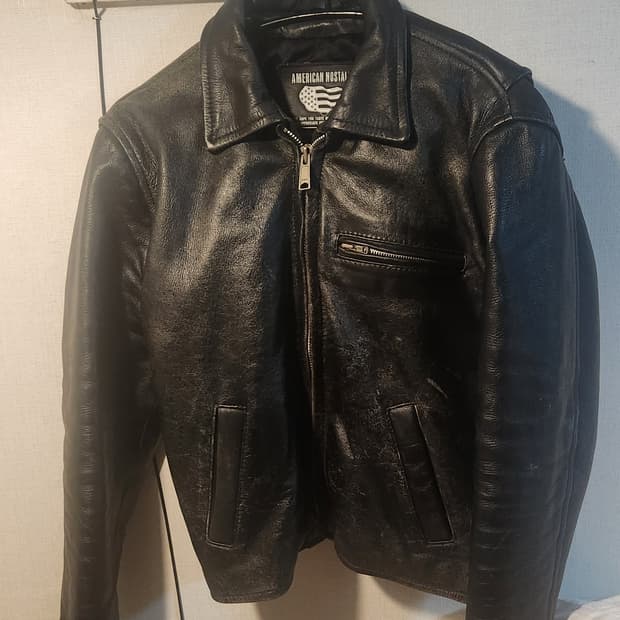 헤비 카우하이드 레더자켓