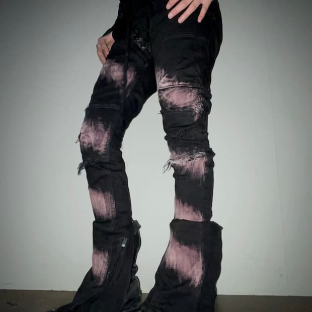 [Ketohouse] Ifsixwasnine lace up denim