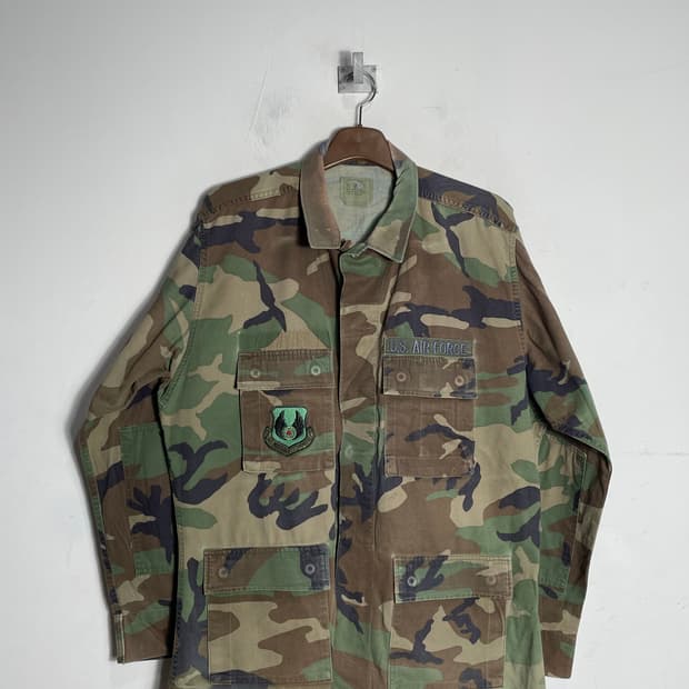 미군 오리지널 우드랜드 군복 자켓 L/R