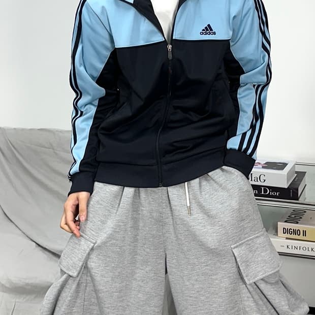 아디다스 스카이블루 트랙탑 져지 95