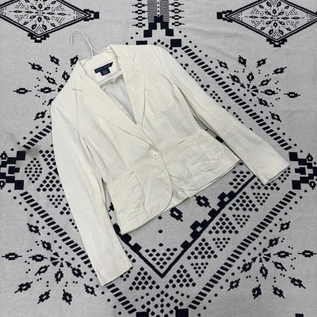 폴로 랄프로렌 크림 린넨 블레이저 2 P00013