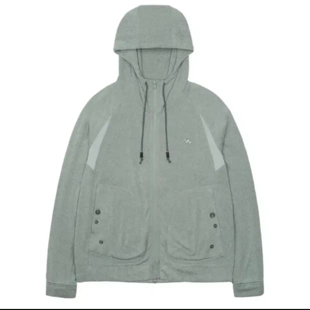 산산기어 25fw 카파스 니트 집업 민트 1사이즈 미개봉 후드집업