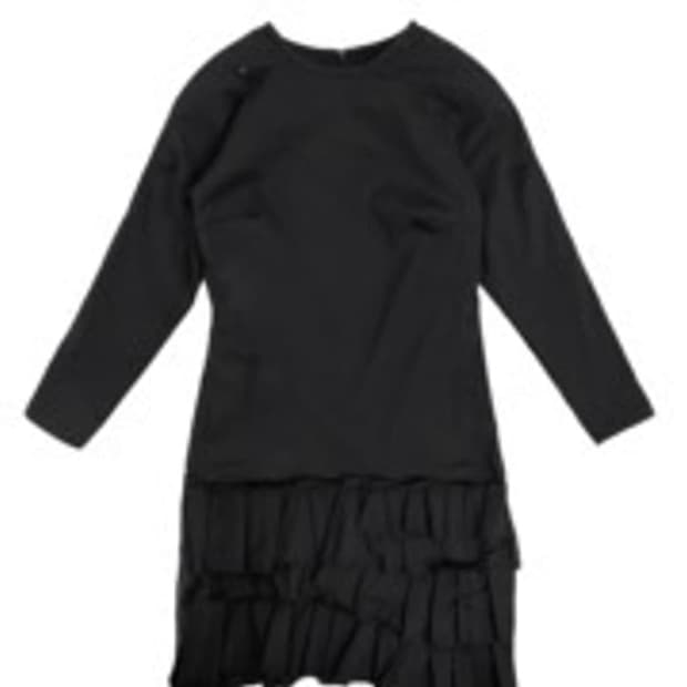 에옹쓰 exclusive habitat dress - black