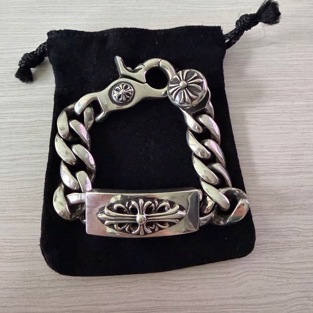 크롬하츠 플로랄 ID 클래식 클립 팔찌