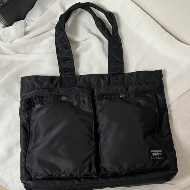 PORTER 포터 탱커 토트백 블랙