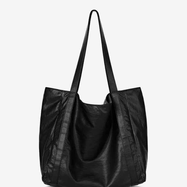 하 아카이브 레더 숄더백