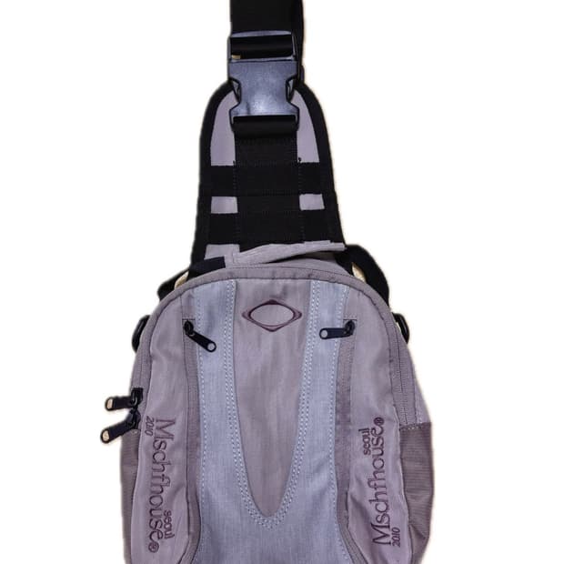 미스치프 슬링백 핑크그레이