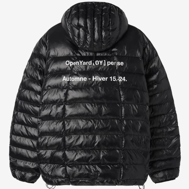 CURVED ZIPPER LIGHTWEIGHT PUFFER JACKET 