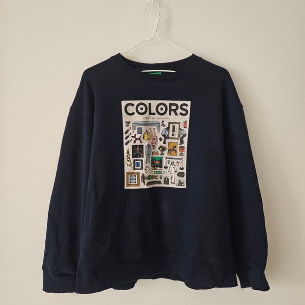 베네통 benetton 스웻셔츠
