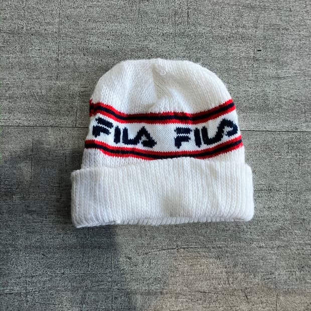 Fila 휠라 올드스쿨스트릿 시그니처로고 니트 비니