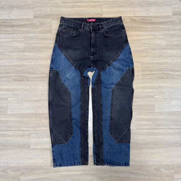 Supreme 2-Tone Paneled Jean