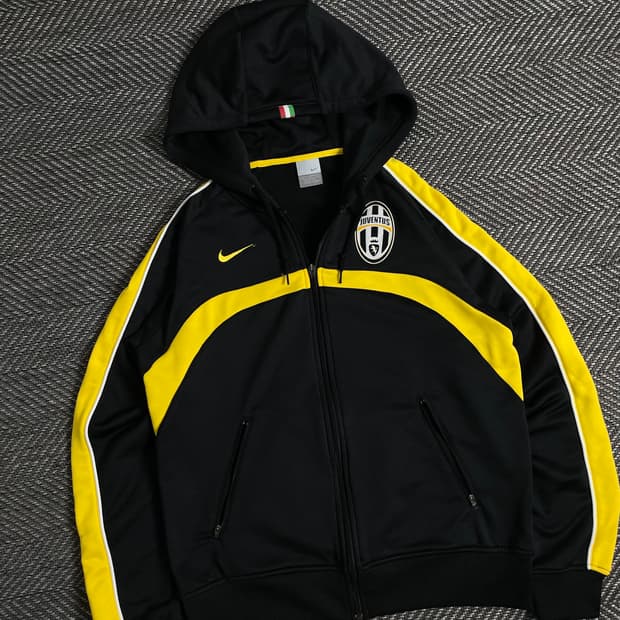 00s 나이키 유벤투스 빅로고 후드 트랙탑 자켓y 2954