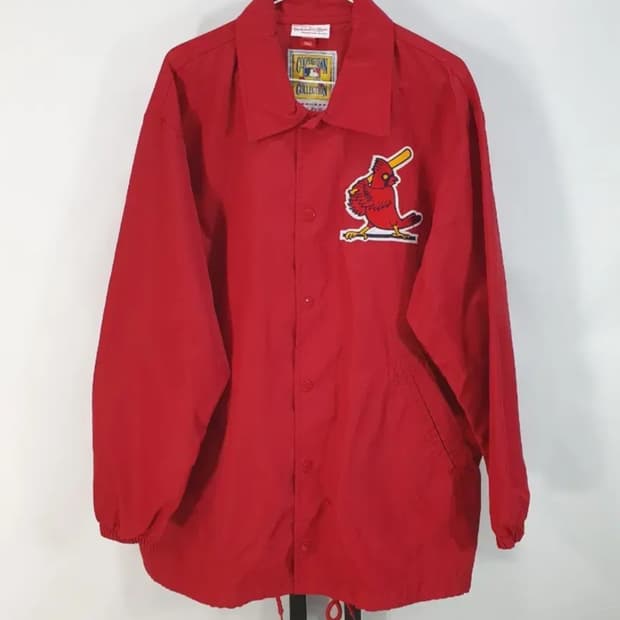 미첼앤 네스 Louis Cardinals 코치 자켓