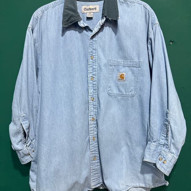 칼하트 연청 셔츠자켓 110