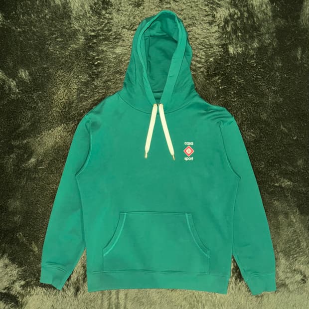 [L] Casablanca 카사블랑카 Casa Sport 로고 후디 그린