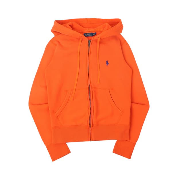 폴로 랄프로렌 우먼스 오렌지 후드집업