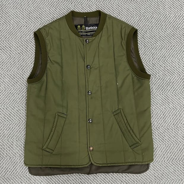 바버 퀄팅 베스트 v0757