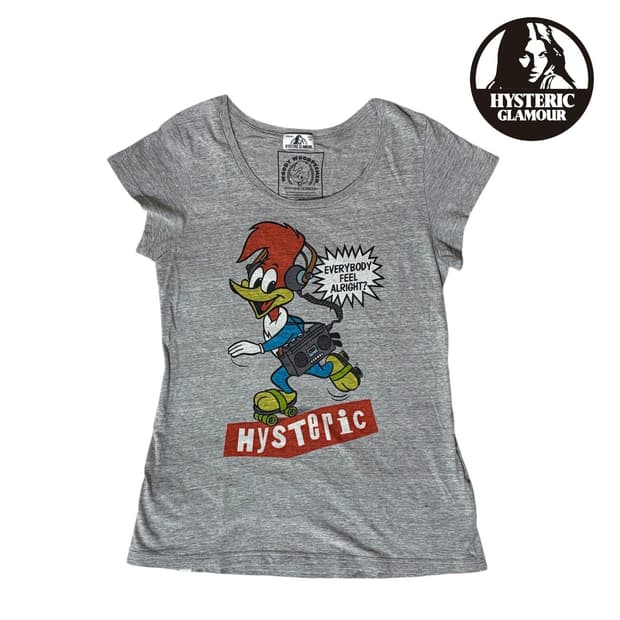 Hysteric Glamour 우디 우드페커 티셔츠