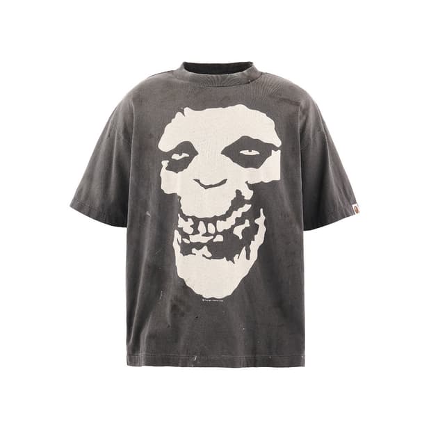 [XL,XXL] 세인트 미카엘 x 베이프 26ss 반팔 블랙