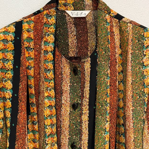 V.i.f.s Colorful Patterned Blouse