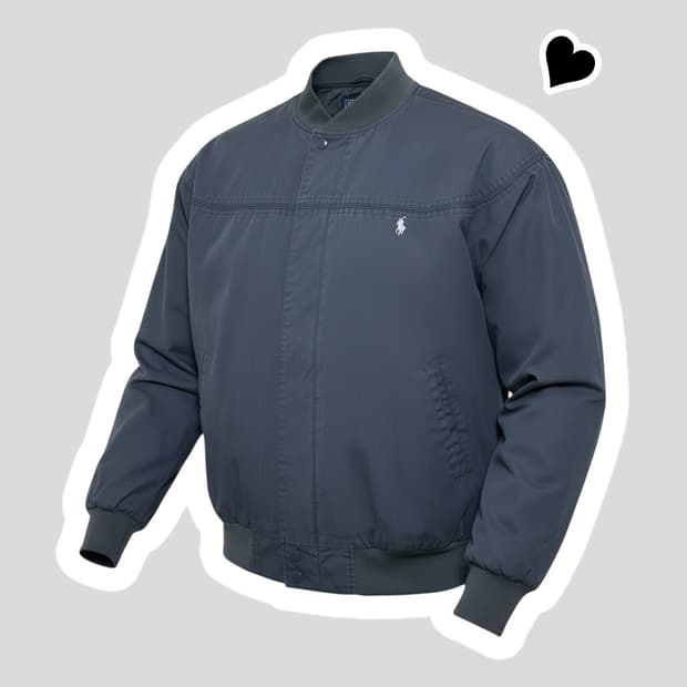 폴로 랄프로렌 워싱그레이 블루종 자켓