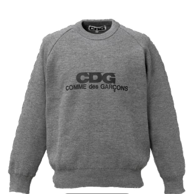 CDG 라윤드넥 스쿨 풀오버