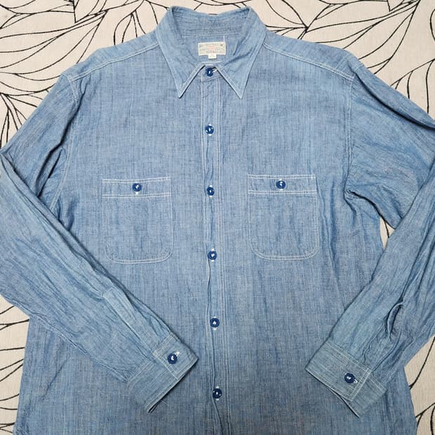 버즈릭슨 샴브레이 셔츠 BR25995 18-18 1/2