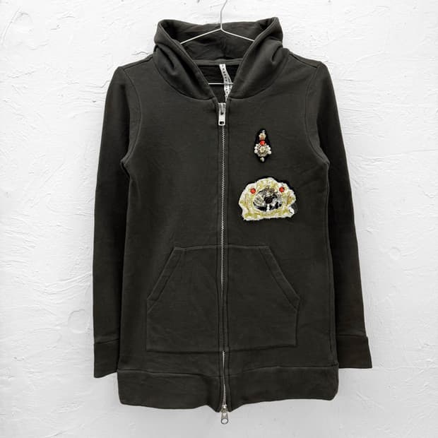 sunao kuwahara 오브제 후드집업