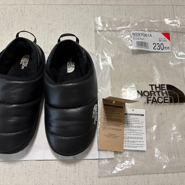 노스페이스 눕시 뮬 블랙 230