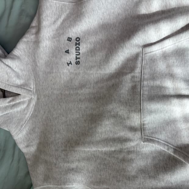 IAB studio 아이앱 스튜디오 후드 라이트 그레이 L