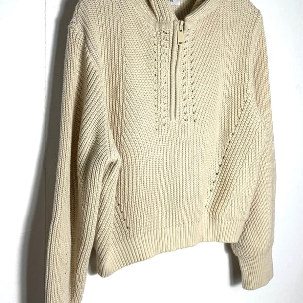 루에브르 루에브르니트 후드니트 니트집업