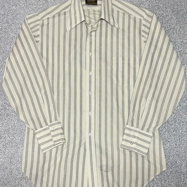 60s 빈티지 Sears 빅카라 셔츠
