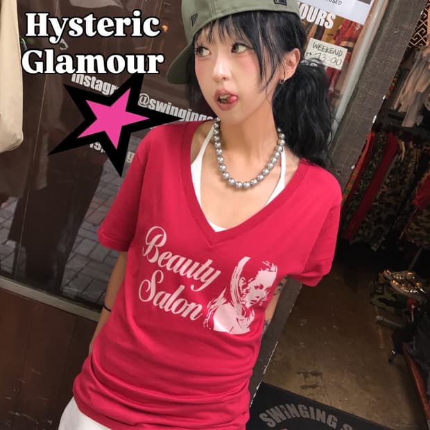 < Hysteric Glamour His Girl T-shirt >