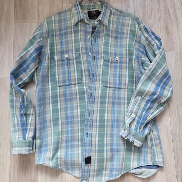 RRL 체크 셔츠
