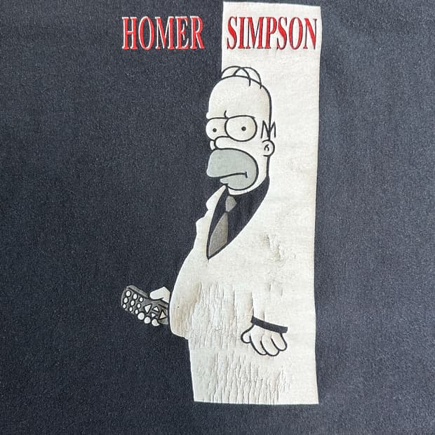 Homer Simpson Scarface parody t shirt