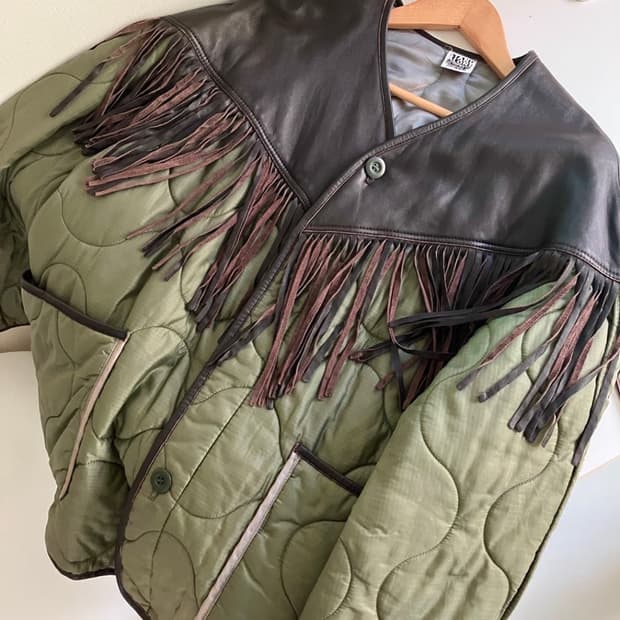 스탠드얼론 퀼팅 자켓 