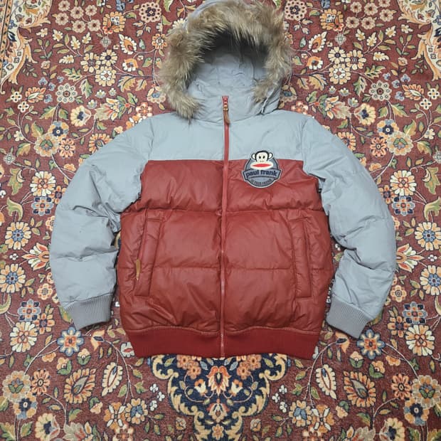 [XL] 홀하우스 폴프랭크 배색 후드 패딩 (남녀공용)
